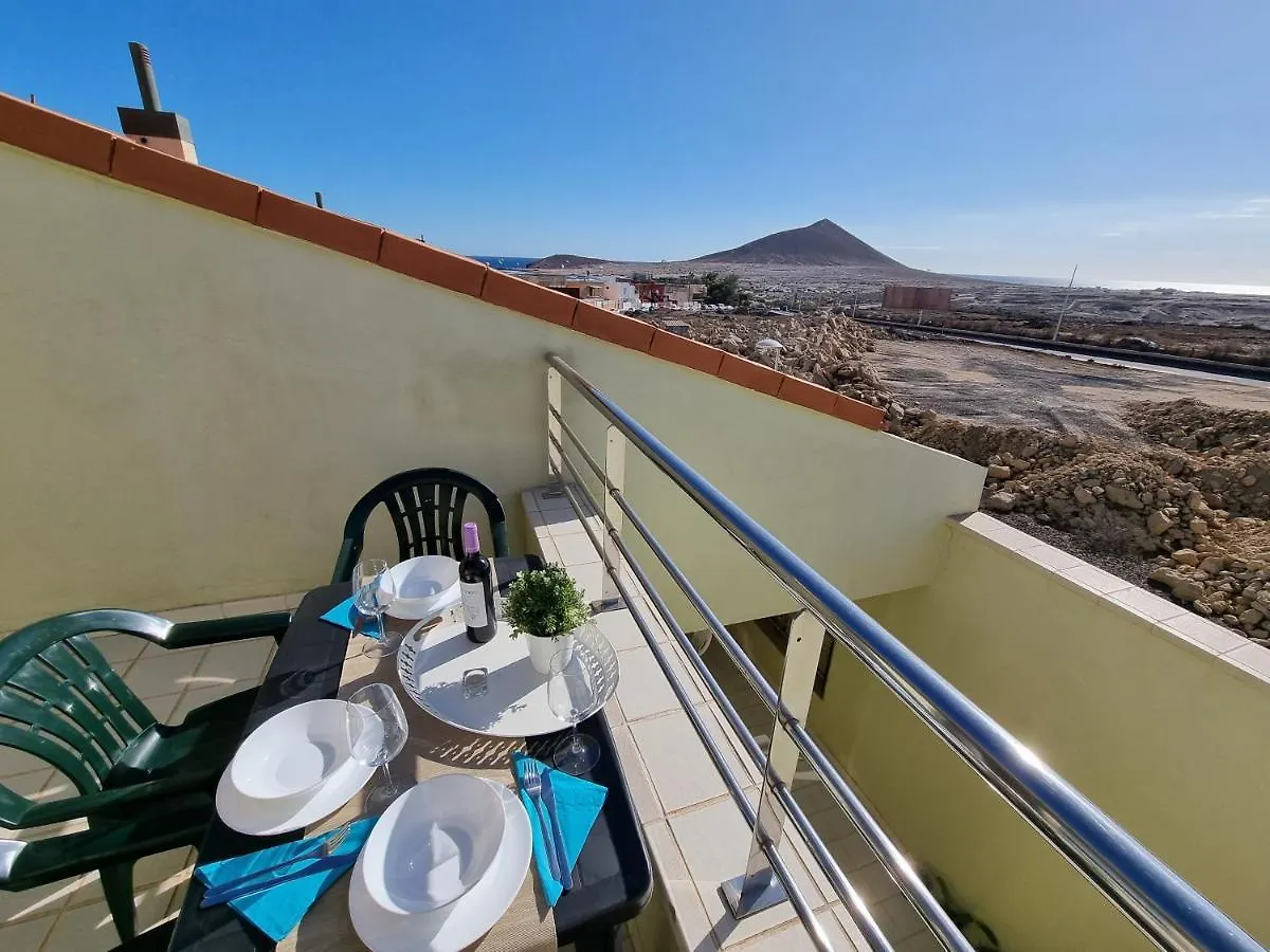 Villa Los Vientos Only 100M To The Surf Beach, Terrace, Balcony, Sea View, Wifi Granadilla De Abona 0*,